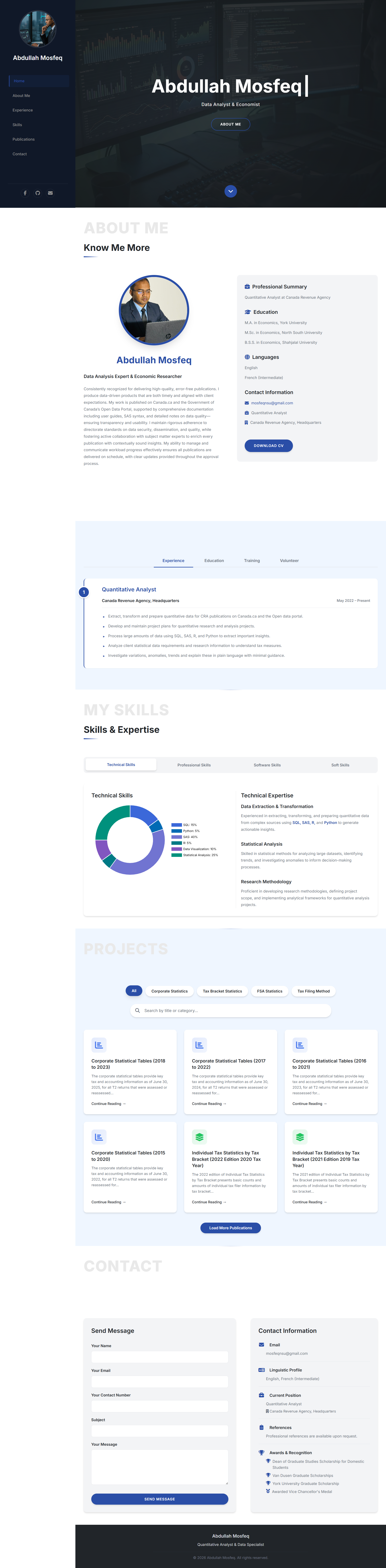 Abdullah Mosfeq — professional portfolio